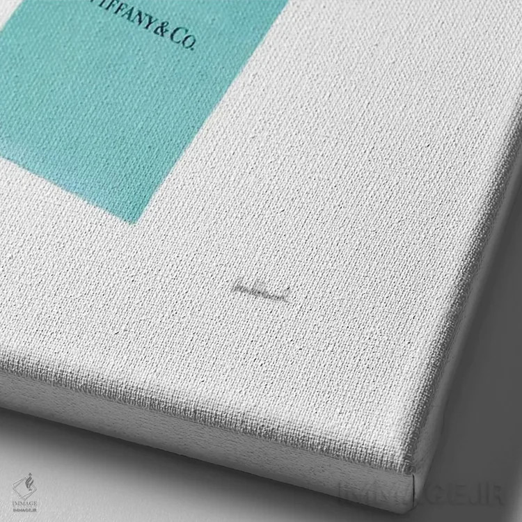 تابلو دکوراتیو Teal,بادکنک ها و کیسه های هدیه به رنگ فیروزه ای اثر آماندا گرینوود - نمای نزدیک بافت بوم
