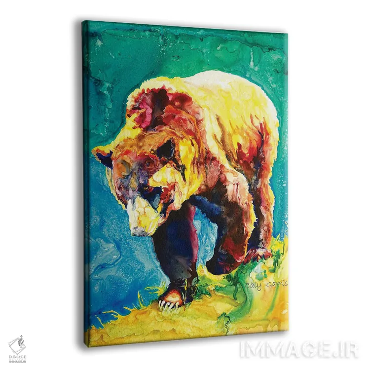 تابلو دکوراتیو راه پیمای لبه II اثر کالی گاریس - نمای پرسپکتیو محصول