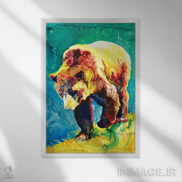 تابلو دکوراتیو راه پیمای لبه II اثر کالی گاریس - نمای قابدار سفید
