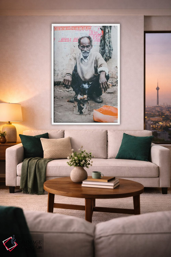تابلو دکوراتیو لاکنو، هند III اثر لوک آنتونی گرم - D1W