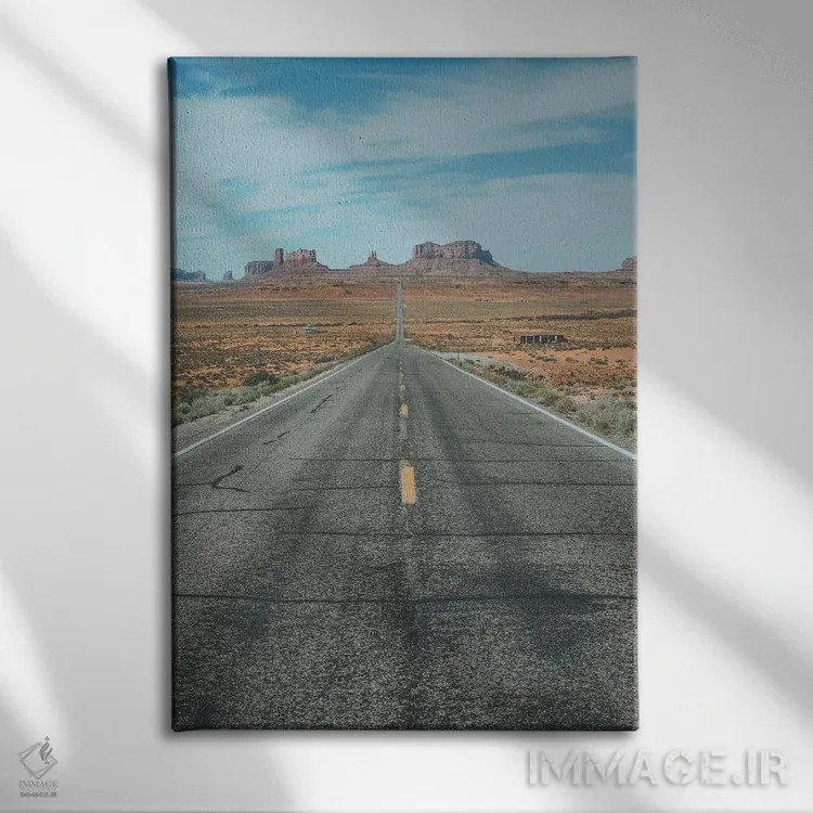 تابلو دکوراتیو دره اثر، جنوب غرب آمریکا - نمای روبهرو روی دیوار