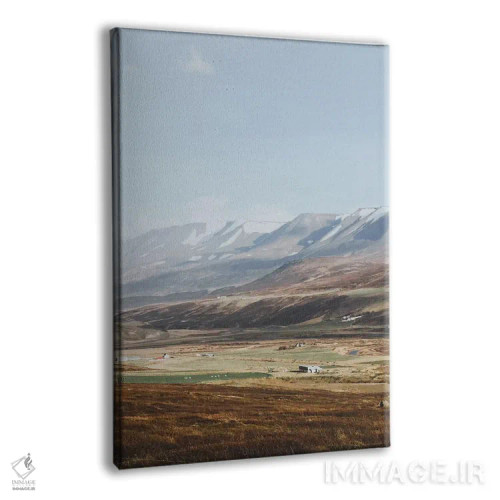 تابلو دکوراتیو ایسلند روستایی II اثر لوک آنتونی گرم - نمای پرسپکتیو محصول