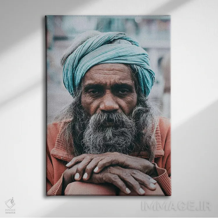 تابلو دکوراتیو واراناسی، هند اثر لوک آنتونی گرم - نمای روبهرو روی دیوار