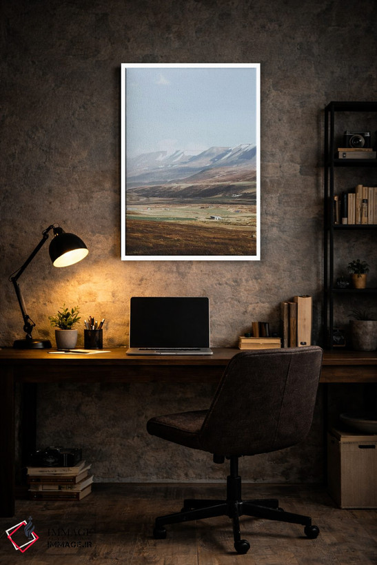 تابلو دکوراتیو ایسلند روستایی II اثر لوک آنتونی گرم - D5W