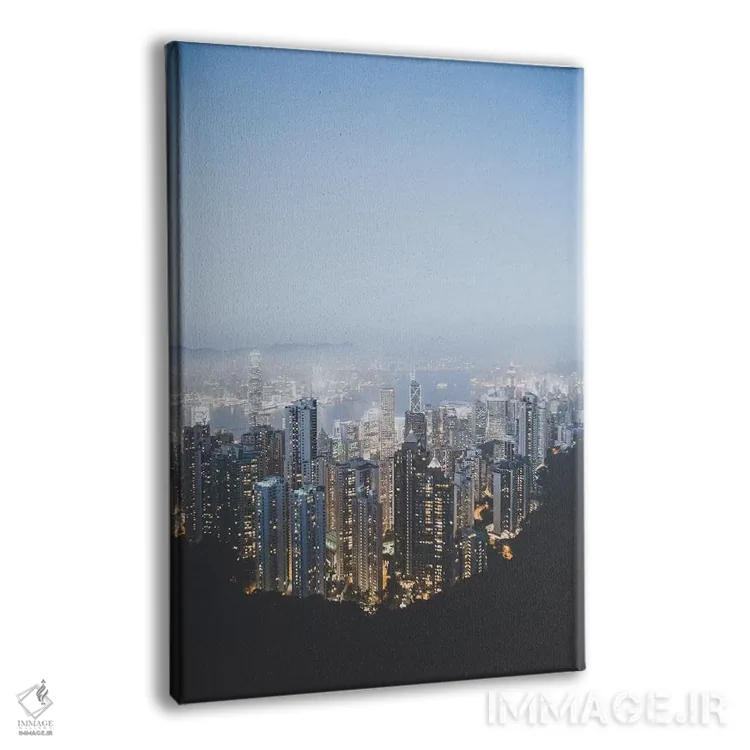تابلو دکوراتیو قله ویکتوریا، هنگ کنگ اثر لوک آنتونی گرم - نمای پرسپکتیو محصول