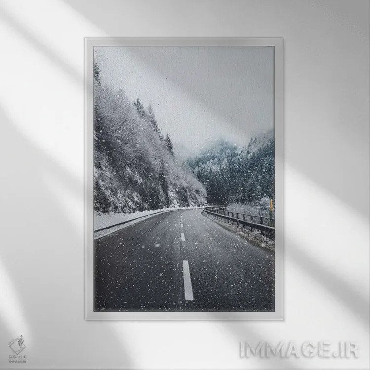 تابلو دکوراتیو دولومیت ها، ایتالیا اثر لوک آنتونی گرم - نمای قابدار سفید