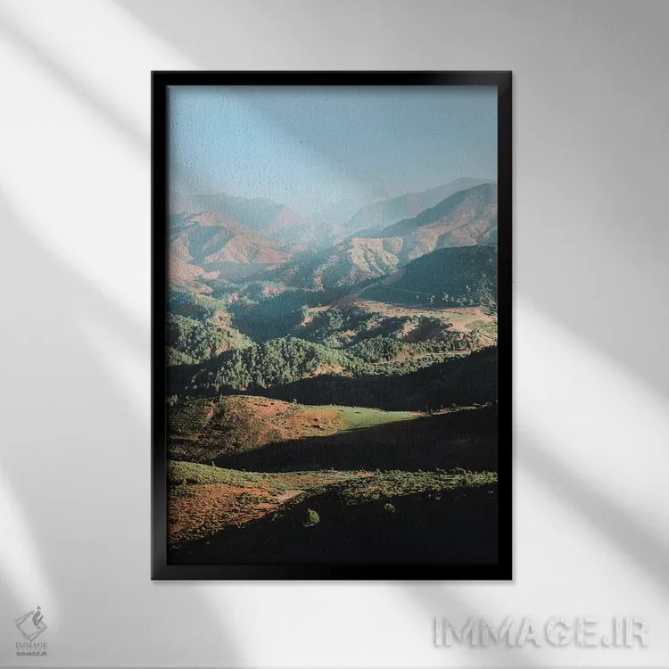 تابلو دکوراتیو مراکش I اثر لوک آنتونی گرم - نمای قابدار مشکی