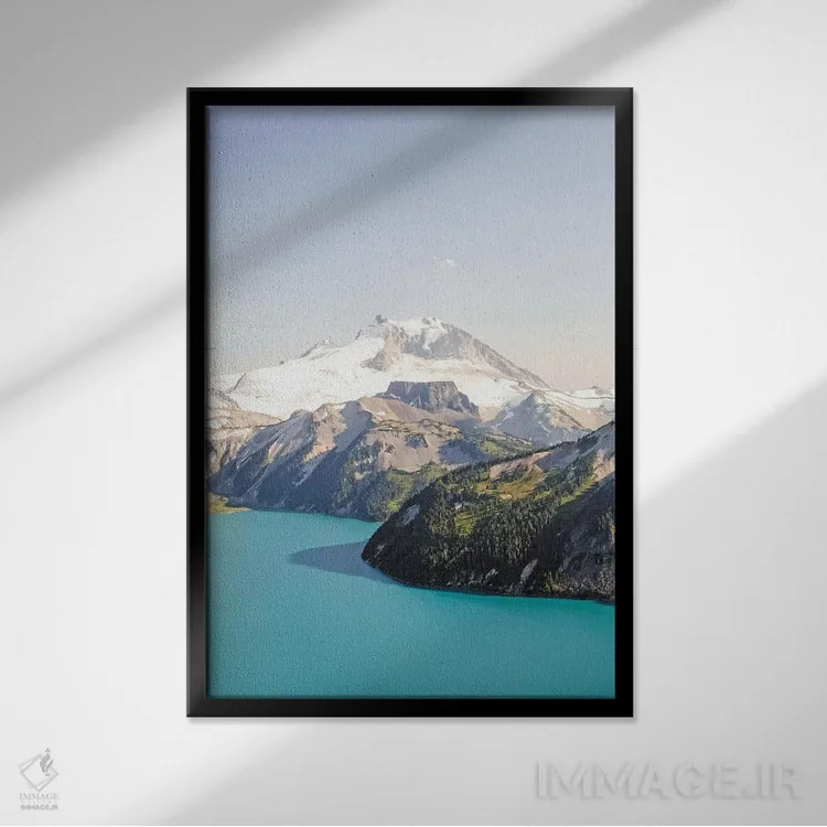 تابلو دکوراتیو پارک گاریبالدی - ۲ اثر لوک آنتونی گرم - نمای قابدار مشکی