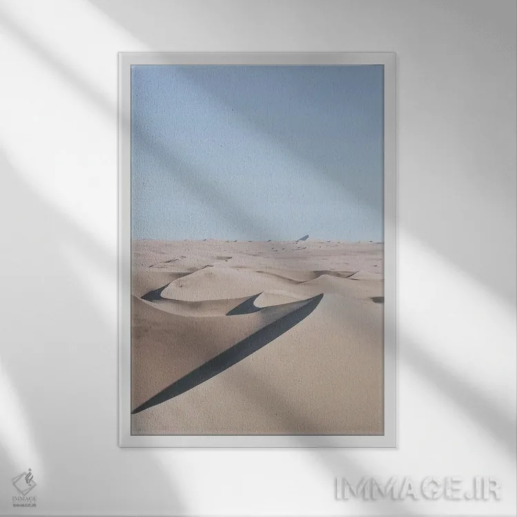تابلو دکوراتیو هواکچینا، پرو اثر لوک آنتونی گرم - نمای قابدار سفید