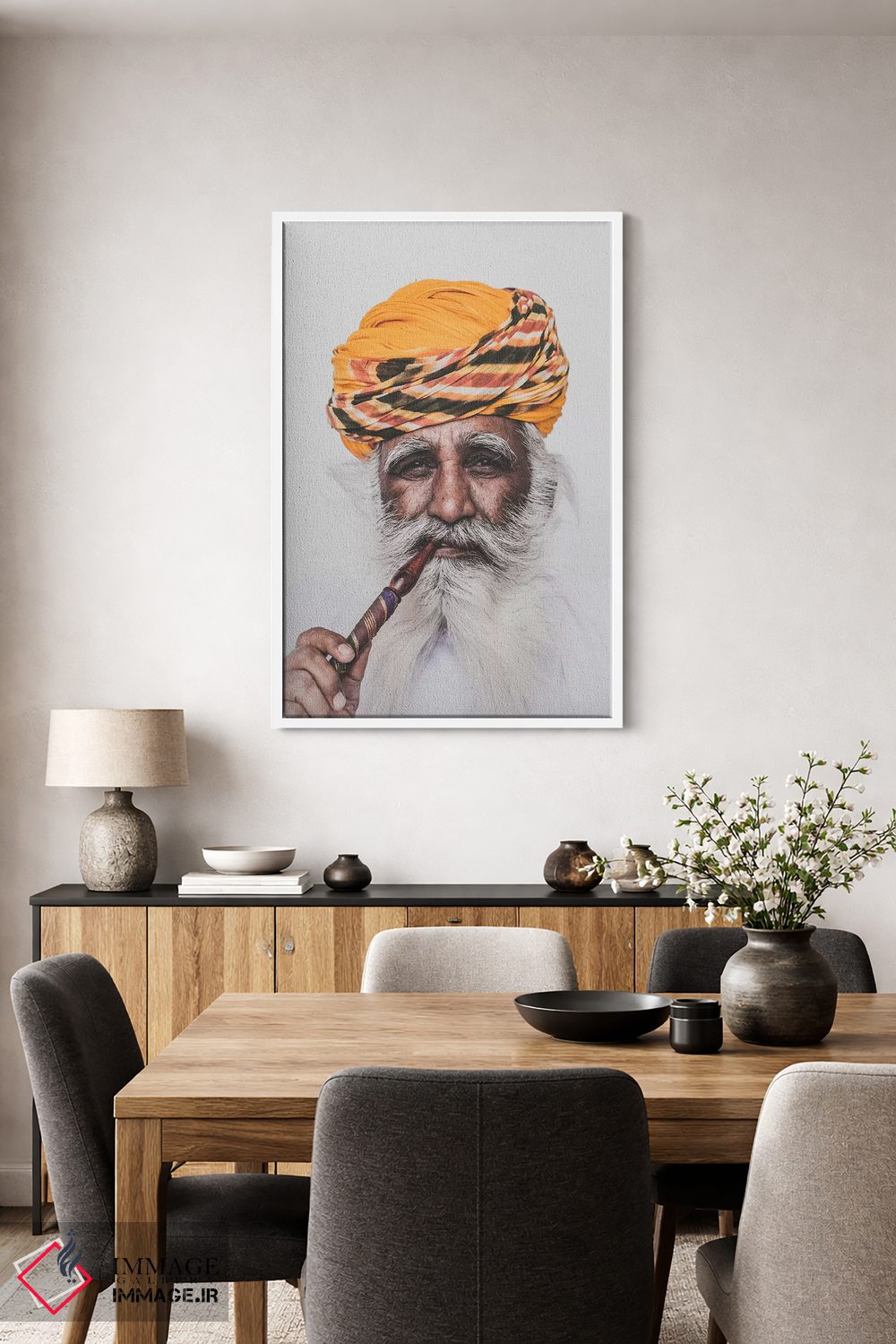 تابلو دکوراتیو جیپور، هند اثر لوک آنتونی گرم - D3W