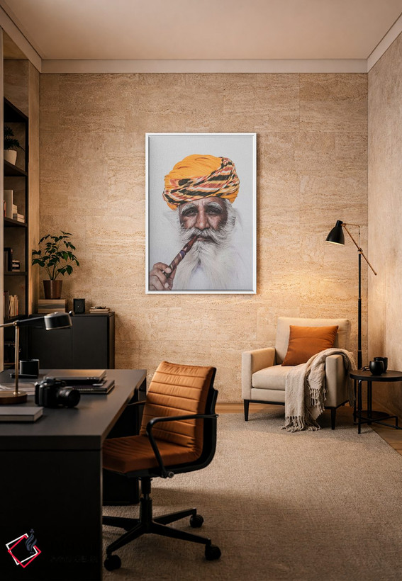 تابلو دکوراتیو جیپور، هند اثر لوک آنتونی گرم - D6W