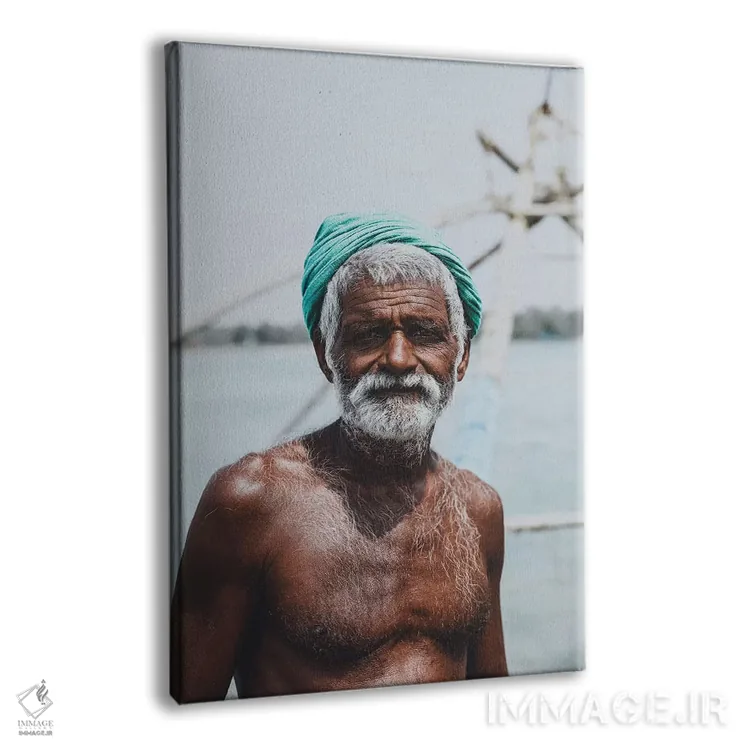 تابلو دکوراتیو کوچین، هند اثر لوک آنتونی گرم - نمای پرسپکتیو محصول