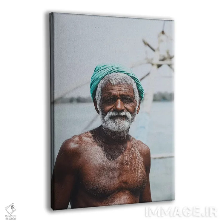 تابلو دکوراتیو کوچین، هند اثر لوک آنتونی گرم - نمای پرسپکتیو محصول