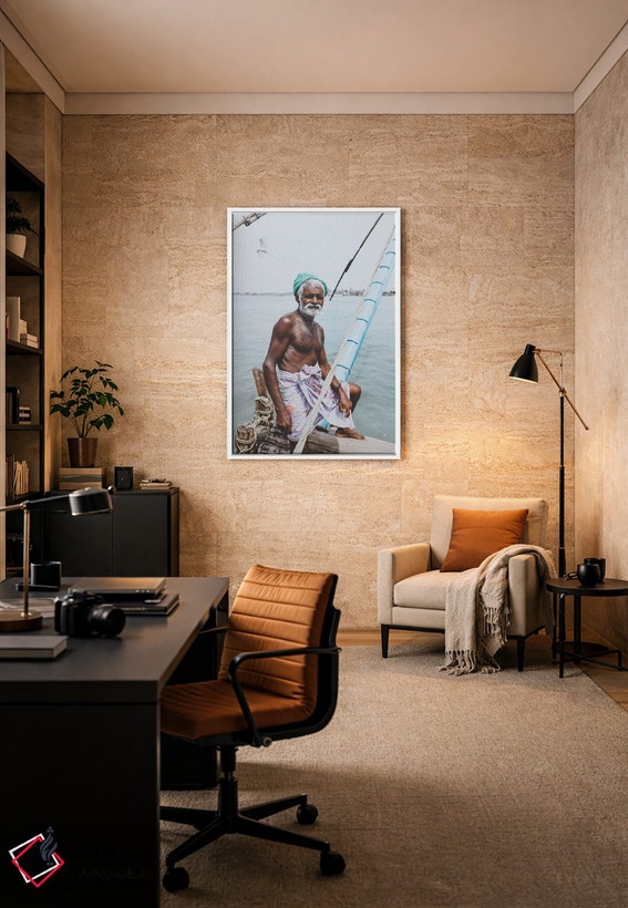 تابلو دکوراتیو کوچین، هند اثر لوک آنتونی گرم - D5W