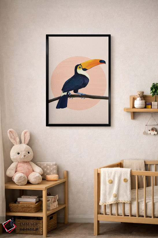 تابلو دکوراتیو توکانی گرمسیری اثر لورا گریوز - D4B
