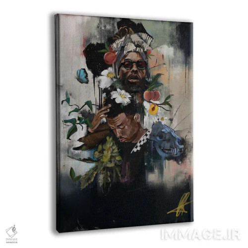 تابلو دکوراتیو از زمین اثر گوردون رو - نمای پرسپکتیو محصول