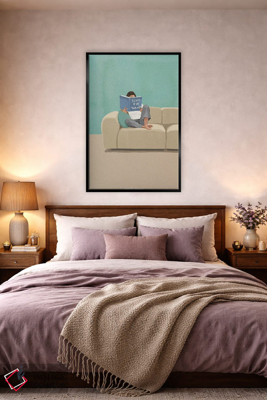 تابلو مینیمال راه های گفتن اثر گیسل دکل - D4B