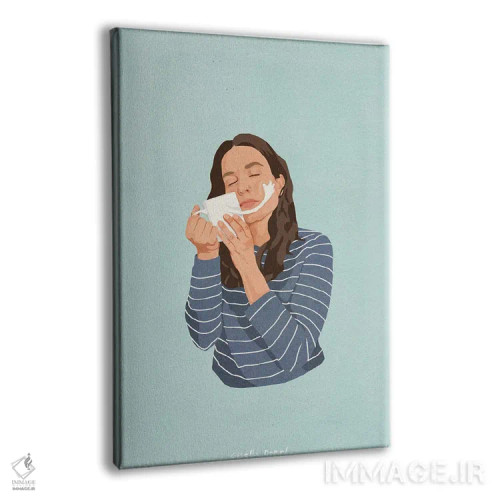 تابلو دکوراتیو دوست صمیمی اثر گیسل دکل - نمای پرسپکتیو محصول