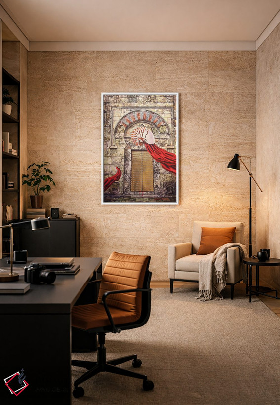 تابلو دکوراتیو پشت در اثر گرائیم استیونسون - D6W