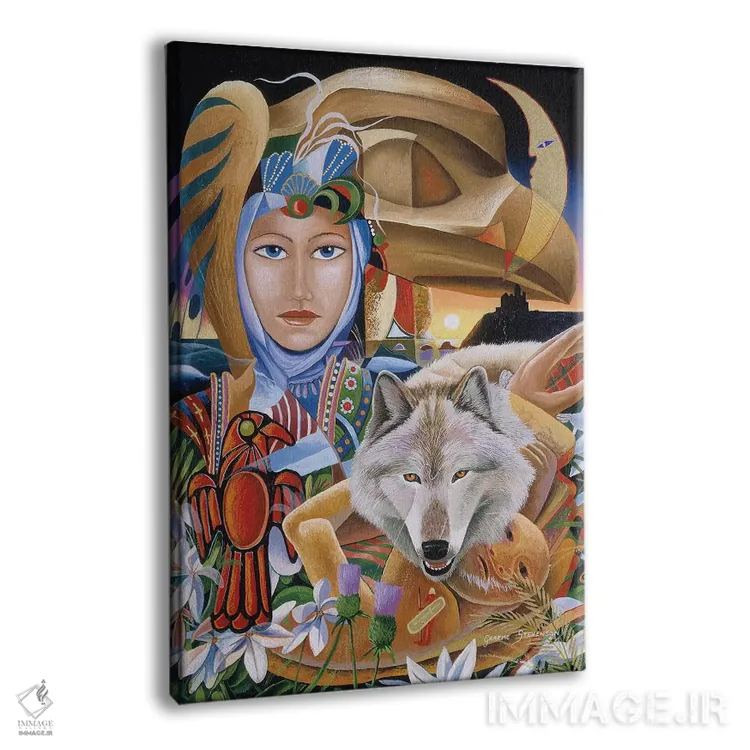 تابلو دکوراتیو سپیده ی سلتیک اثر گرائیم استیونسون - نمای پرسپکتیو محصول