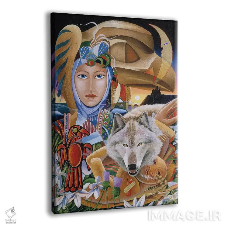تابلو دکوراتیو سپیده ی سلتیک اثر گرائیم استیونسون - نمای پرسپکتیو محصول