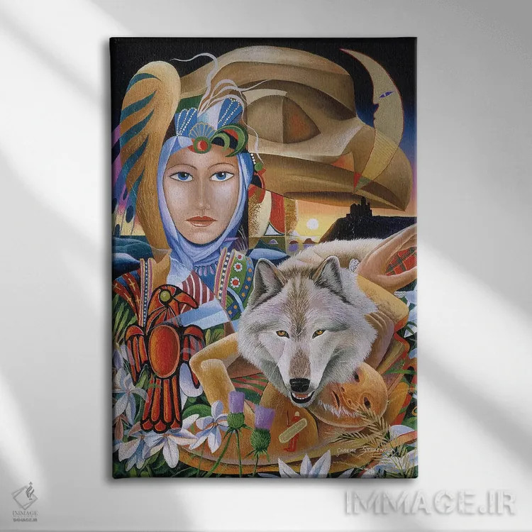 تابلو دکوراتیو سپیده ی سلتیک اثر گرائیم استیونسون - نمای روبهرو روی دیوار