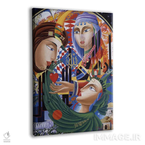 تابلو دکوراتیو رهایی الله اثر گرائیم استیونسون - نمای پرسپکتیو محصول