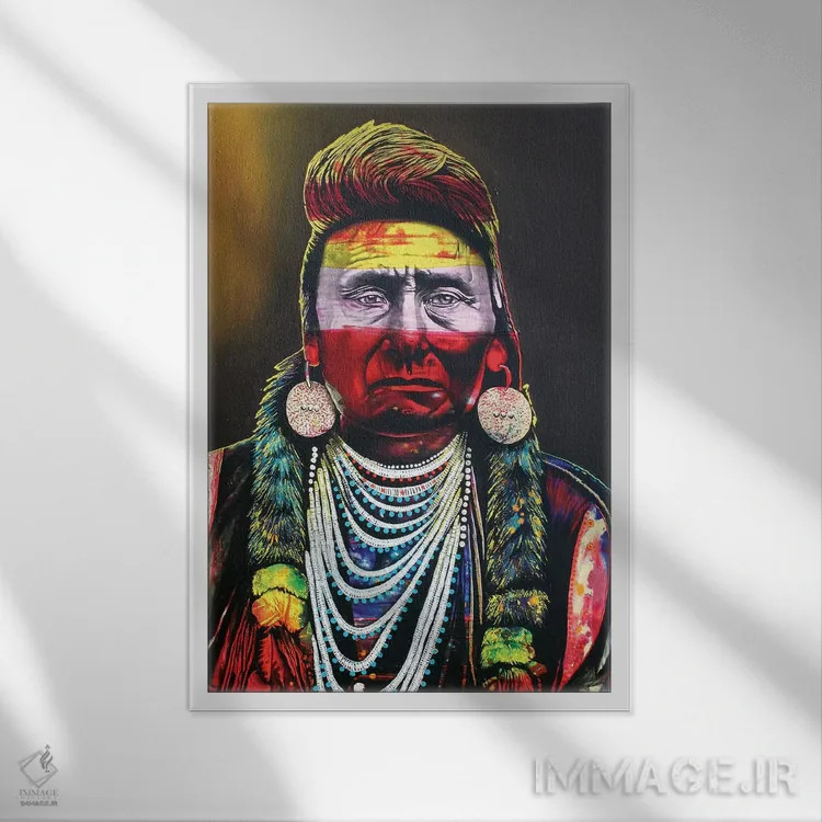 تابلو دکوراتیو اندوه ابدی اثر گرائیم استیونسون - نمای قابدار سفید