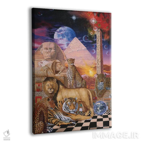 تابلو دکوراتیو غرور فرعون اثر گرائیم استیونسون - نمای پرسپکتیو محصول