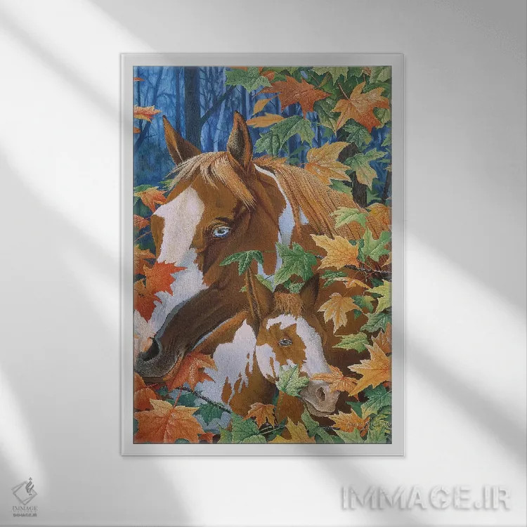 تابلو دکوراتیو پینتوز اثر گرائیم استیونسون - نمای قابدار سفید