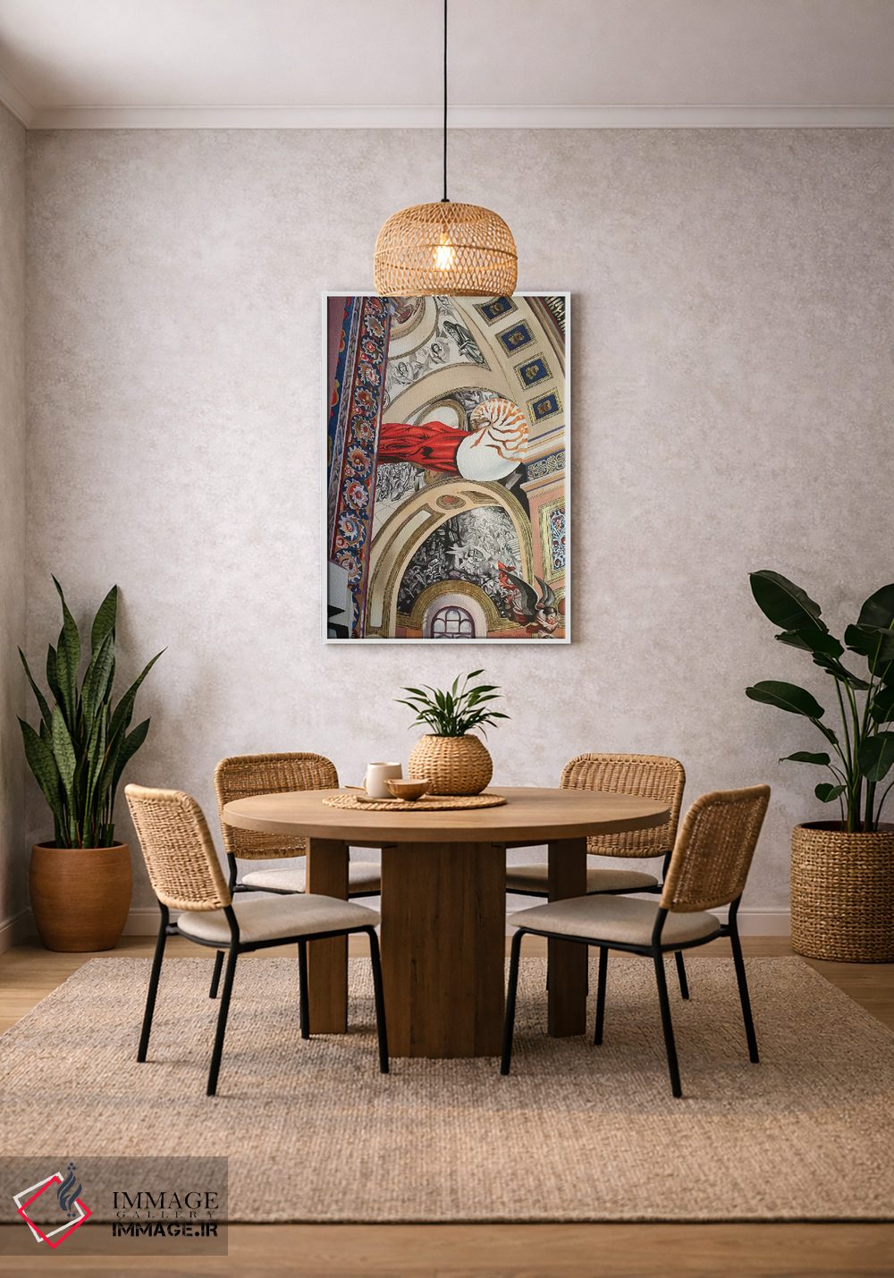 تابلو دکوراتیو ماهیت فیبوناچی اثر گرائیم استیونسون - D3W