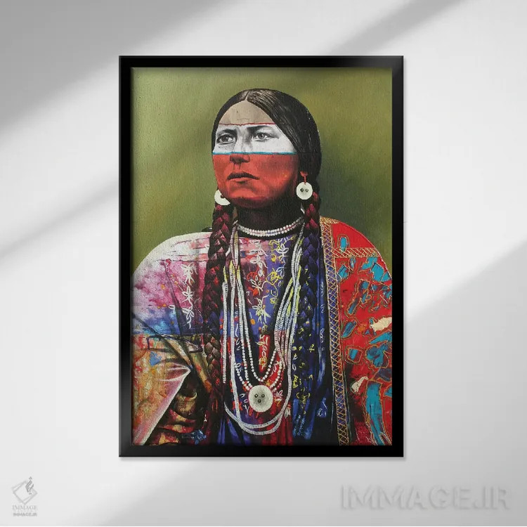 تابلو دکوراتیو دیدن گذشته اثر گرائیم استیونسون - نمای قابدار مشکی