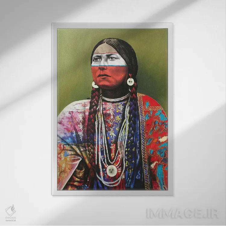 تابلو دکوراتیو دیدن گذشته اثر گرائیم استیونسون - نمای قابدار سفید