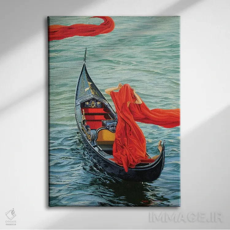 تابلو دکوراتیو خون ونیزی ۲ اثر گرائیم استیونسون - نمای روبهرو روی دیوار