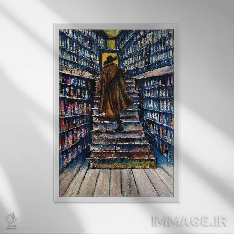 تابلو دکوراتیو دوما اثر دیوید گیستا - نمای قابدار سفید