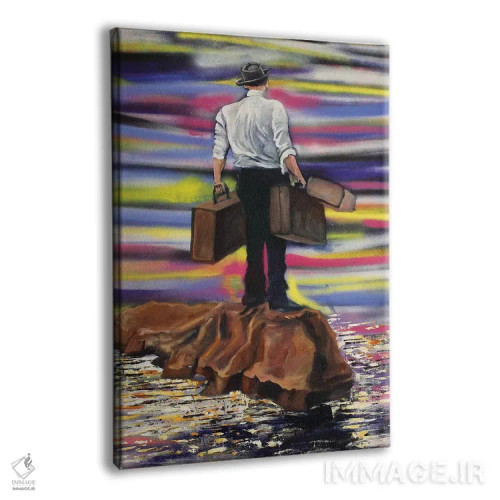 تابلو دکوراتیو جزیره نشین اثر دیوید گیستا - نمای پرسپکتیو محصول