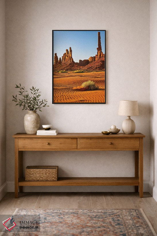 تابلو دکوراتیو Arizona. Monument Valley, Totem,آمریکا، آریزونا، دره بناهای… اثر جورج تئودور - D1B
