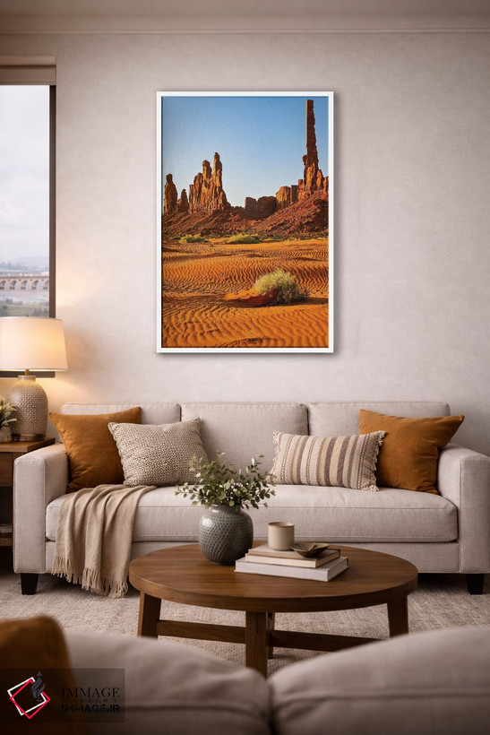 تابلو دکوراتیو Arizona. Monument Valley, Totem,آمریکا، آریزونا، دره بناهای… اثر جورج تئودور - D2W