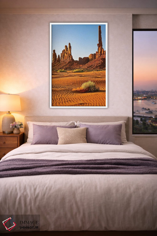 تابلو دکوراتیو Arizona. Monument Valley, Totem,آمریکا، آریزونا، دره بناهای… اثر جورج تئودور - D4W