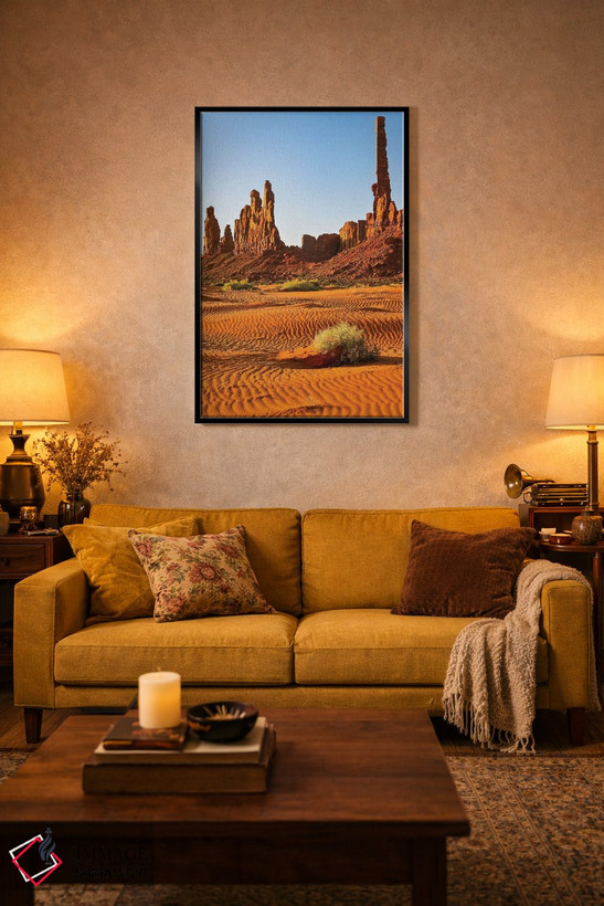 تابلو دکوراتیو Arizona. Monument Valley, Totem,آمریکا، آریزونا، دره بناهای… اثر جورج تئودور - D5B
