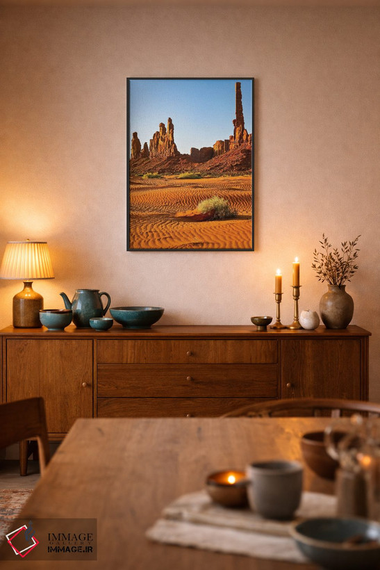 تابلو دکوراتیو Arizona. Monument Valley, Totem,آمریکا، آریزونا، دره بناهای… اثر جورج تئودور - D6B