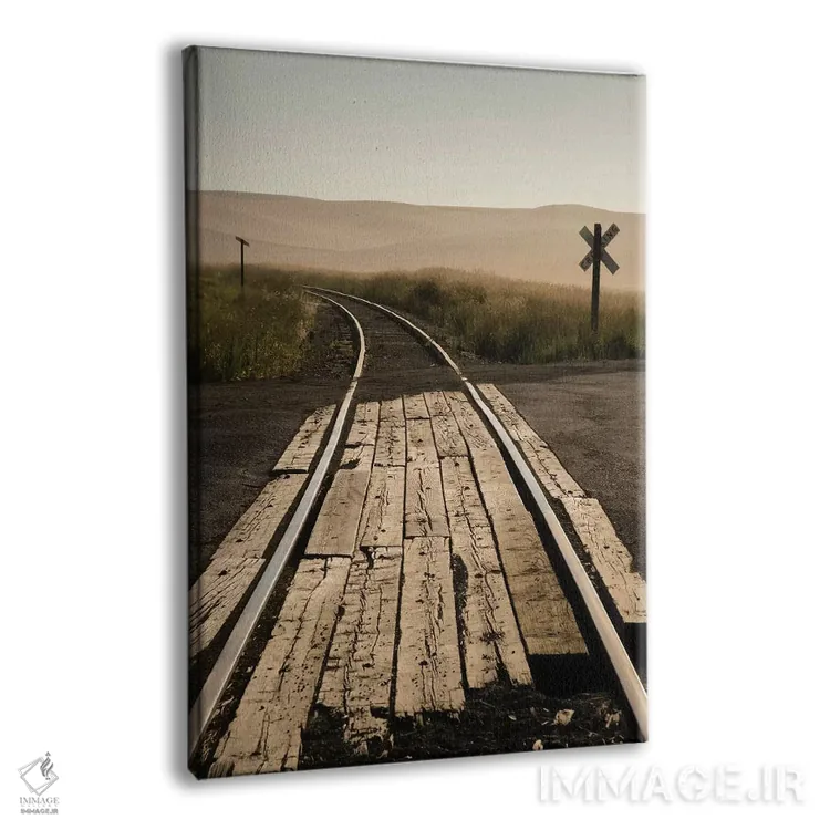 تابلو دکوراتیو Washington State, Palouse, Railroad, tracks,آمریکا، ایالت و… اثر جورج تئودور - نمای پرسپکتیو محصول