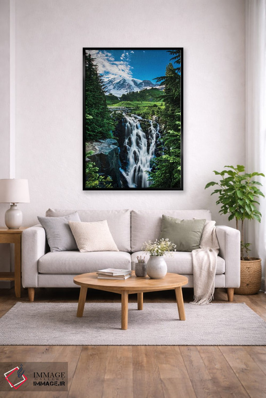 تابلو دکوراتیو Washington State, Mount Rainier National Park, Mount Rainie… اثر جورج تئودور - D2B
