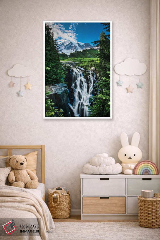 تابلو دکوراتیو Washington State, Mount Rainier National Park, Mount Rainie… اثر جورج تئودور - D3W