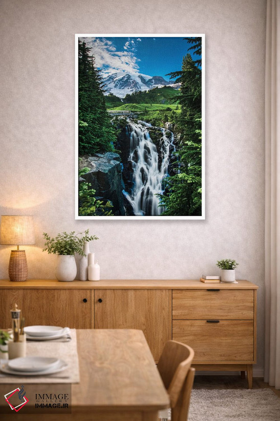 تابلو دکوراتیو Washington State, Mount Rainier National Park, Mount Rainie… اثر جورج تئودور - D4W