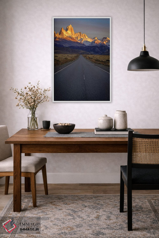 تابلو دکوراتیو Patagonia. Fitz Roy, Highway,آرژانتین، پاتاگونیا، فیتز روی… اثر جورج تئودور - D2W