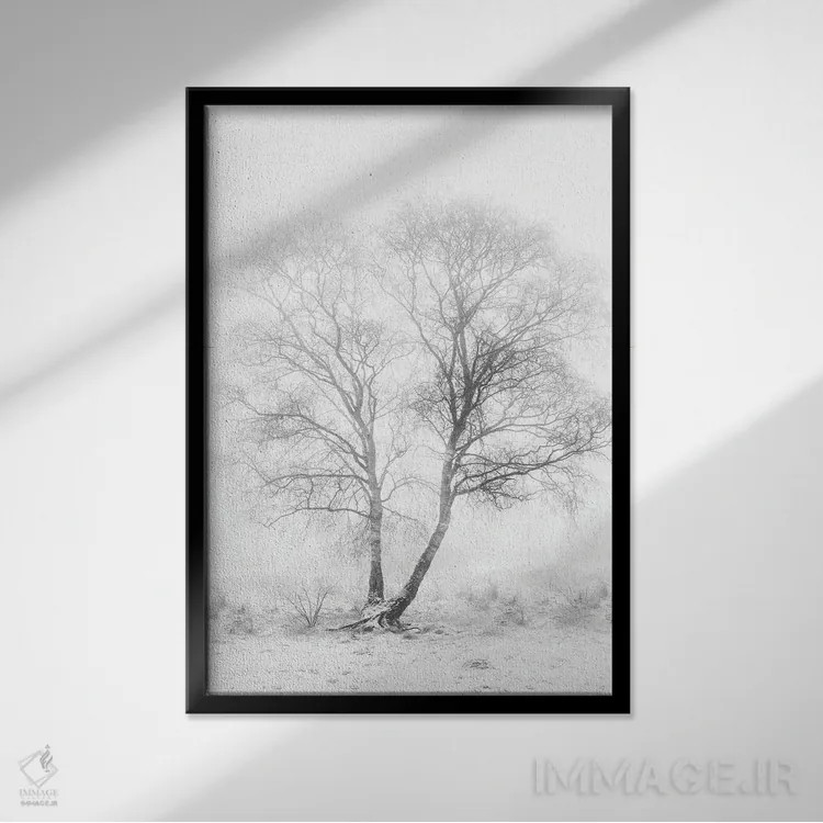 تابلو دکوراتیو اوایل صبح اثر گرتیه ون سون - نمای قابدار مشکی