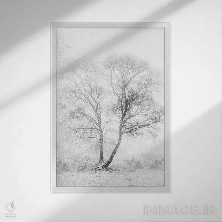 تابلو دکوراتیو اوایل صبح اثر گرتیه ون سون - نمای قابدار سفید