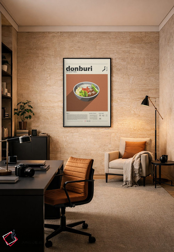 تابلو مدرن دون بوری اثر گاستروورلد - D6B