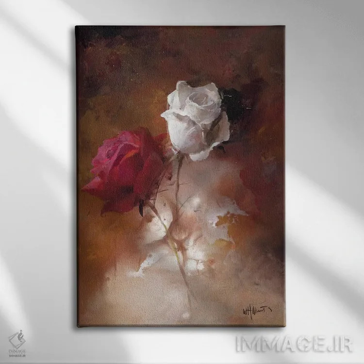 تابلو دکوراتیو یک زوج ۱ اثر ویلم هنراتس - نمای روبهرو روی دیوار